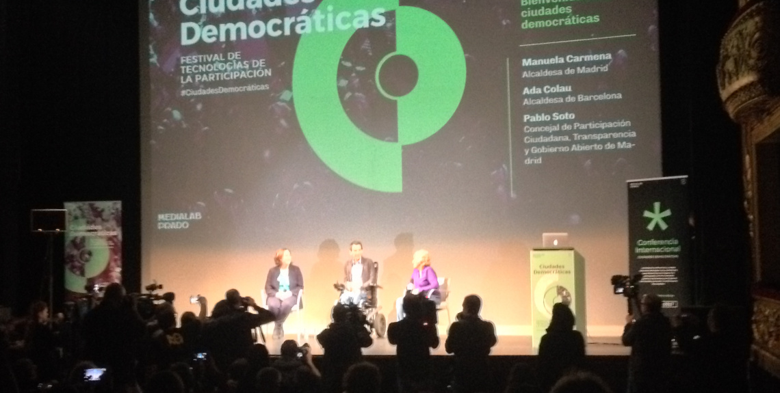 “Democratic Cities” meet in Madrid: How to put technology at the service of the common good and citizen participation?