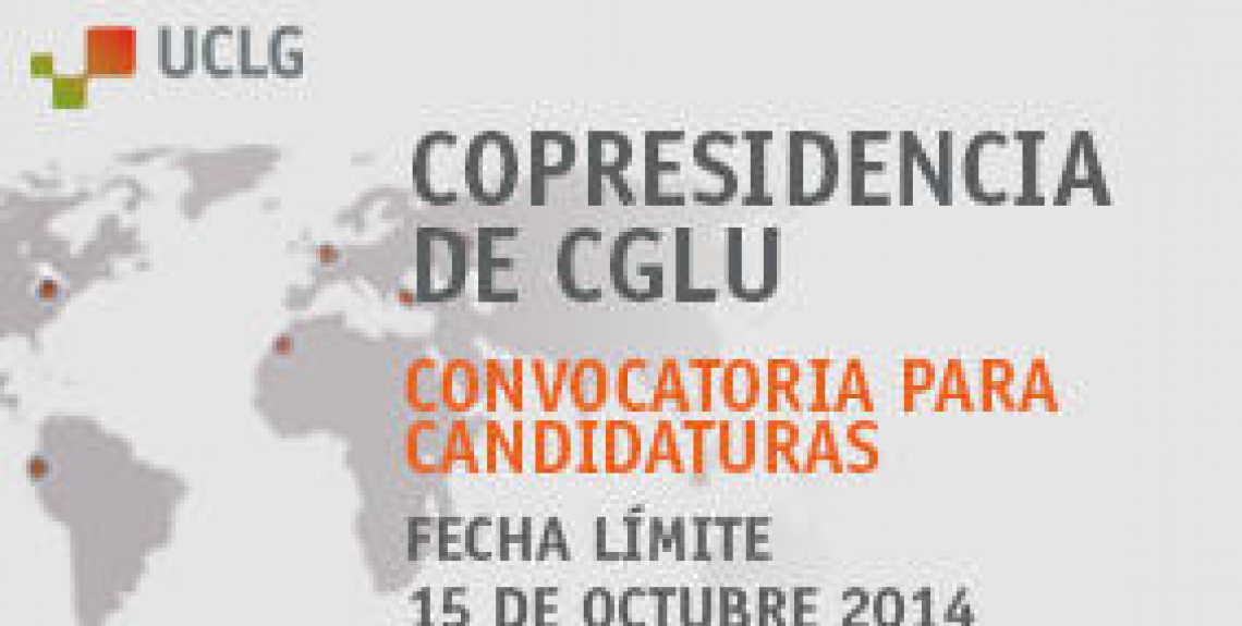 Convocatoria a Candidaturas: Copresidencia de Ciudades y Gobiernos Locales Unidos