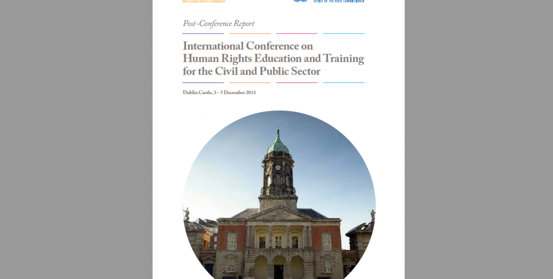 Report on International Conference on Human Rights Education and Training for the Civil and Public Sector (2014)