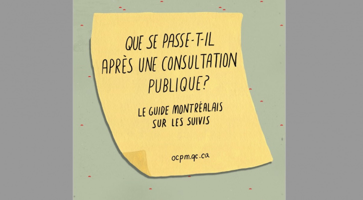 Montreal’s Guide to Public Consultation - OCPM 